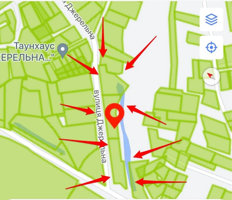 Продається земля по вул. Джерельна! Біля "Конячного заводу"