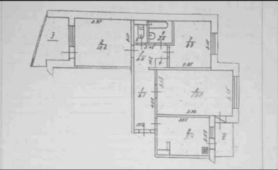 Продам 3-к квартиру вул.Д.Самоквасова (р-н Шерстянка)