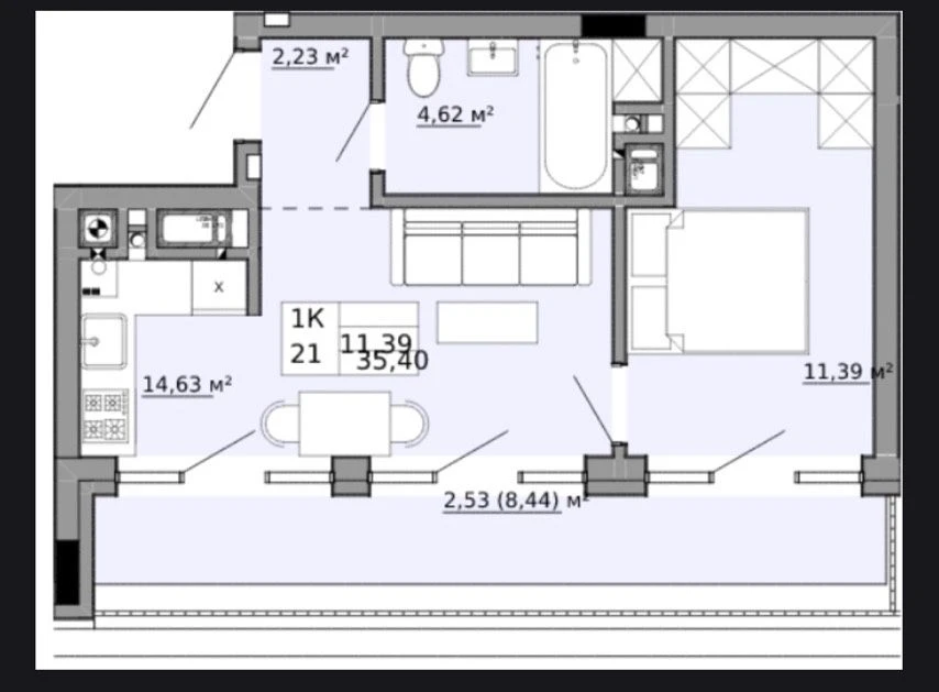 Продаж 1 к. квартири у ЖК Family House (власник)