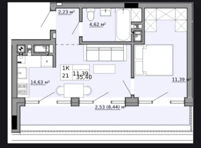 Продаж 1 к. квартири у ЖК Family House (власник)