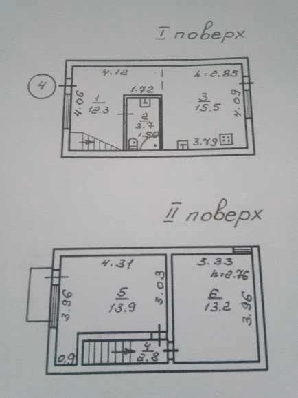 Продам 2-комнатную 2-этажную квартиру