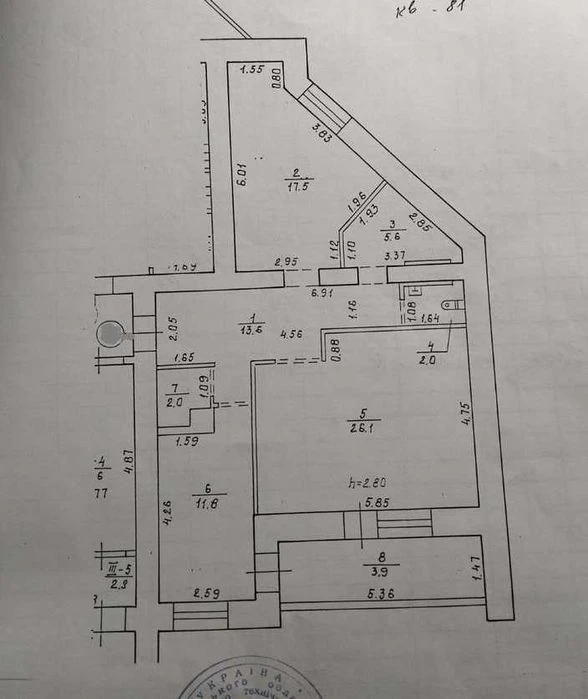 Продам 2-3к квартиру 83м Рабочая Кирпичный дом Правый берет