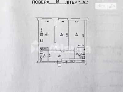 Продаж 2к квартири 66.5 кв. м на Заболотного • ID 34895384