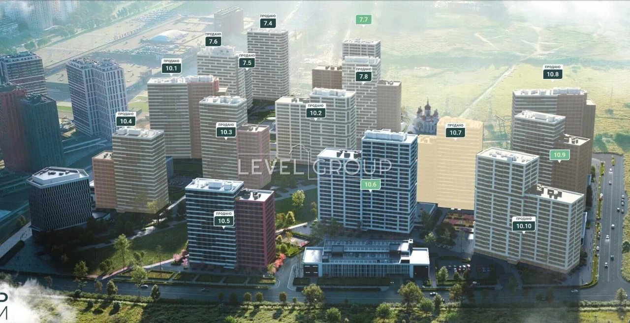 9 ПОВЕРХ, 84м2, 1260$ за м2, Продаж 3-кімнатної квартири ЖК
