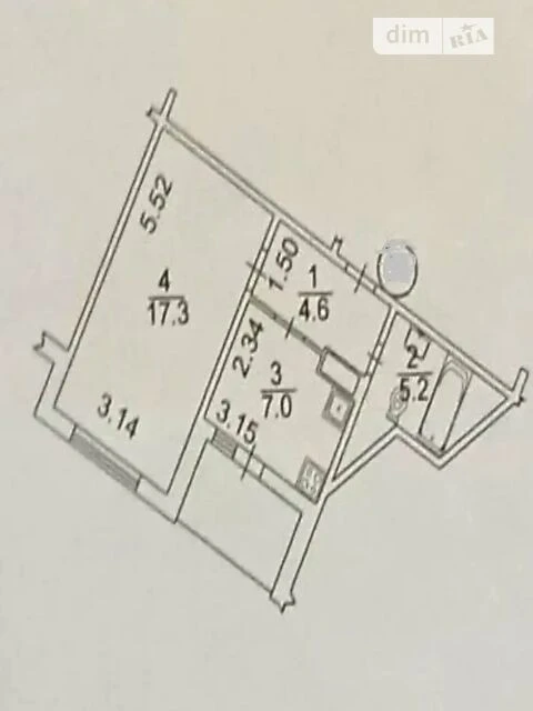 Продаж 1к квартири 36.2 кв. м на вул. Софії Русової 3 • ID 3