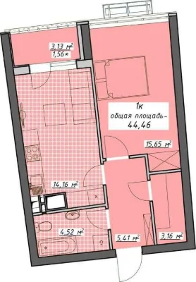 1-квартира в ЖК «Атмосфера», Аркадія, вид на море