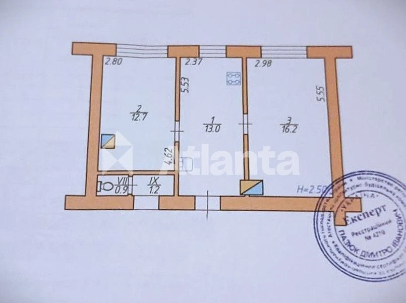 2-кім. квартира під ремонт вул. Авангардна
