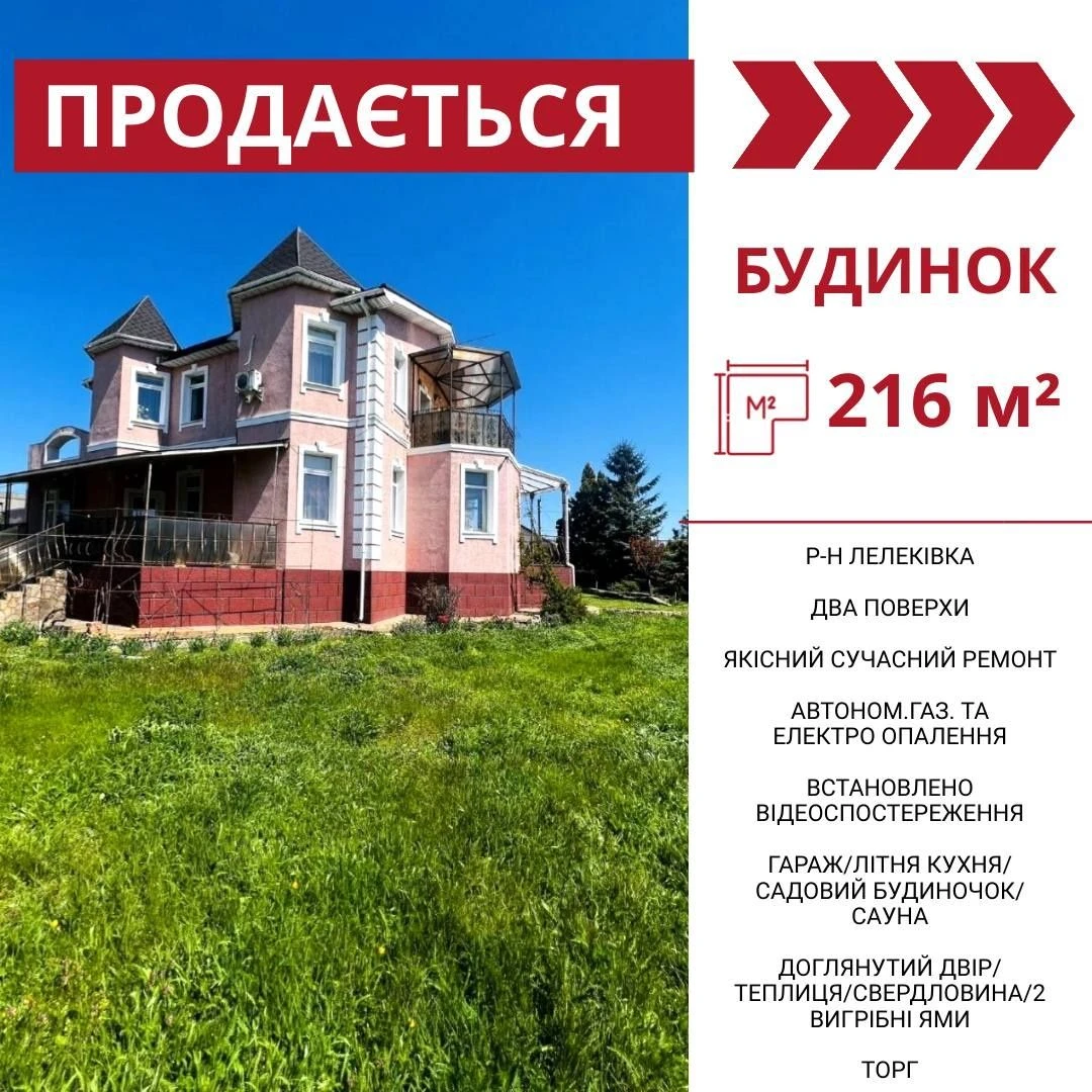 Продається просторий двоповерховий будинок в Кропивницькому,