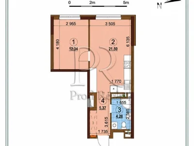 Продаж 1к квартири 44 кв. м на вул. Олександра Олеся 23А • I