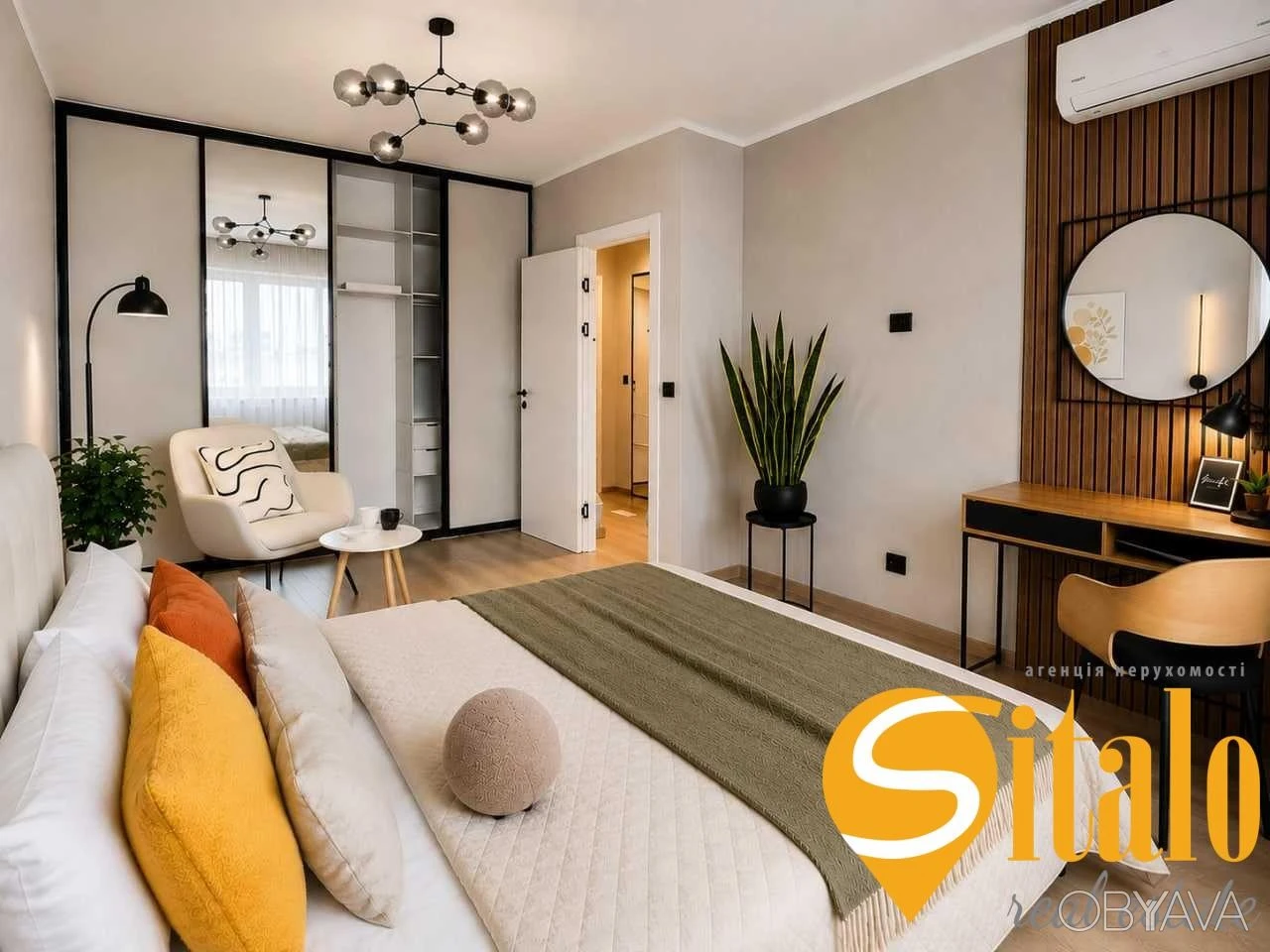 1-room apartment, 36 sq.m.