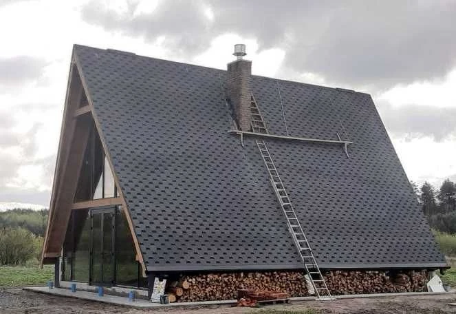 Будівництво A-frame будинку з фундаментом під ключ на вашій