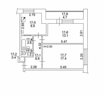 Two-room apartment for sale 55 m., Lesya Kurbasa Ave., 3-A