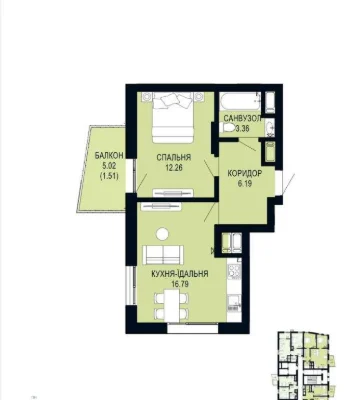 Продаж 1-но кімнатної квартири в ЖК Viking Hills, вул. Щурат