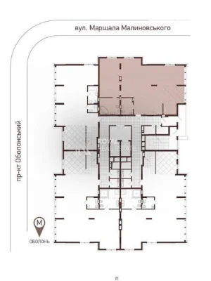 Sale of 4-room apartment 179.7 sq. m on Obolonskyi Avenue 6A • ID