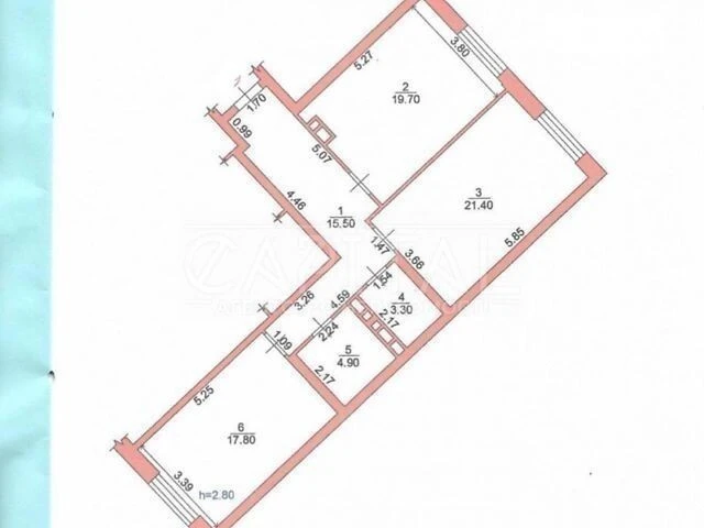 Продажа 2к квартиры 82.6 кв. м по ул. Глубочицкая 73 • ID 34