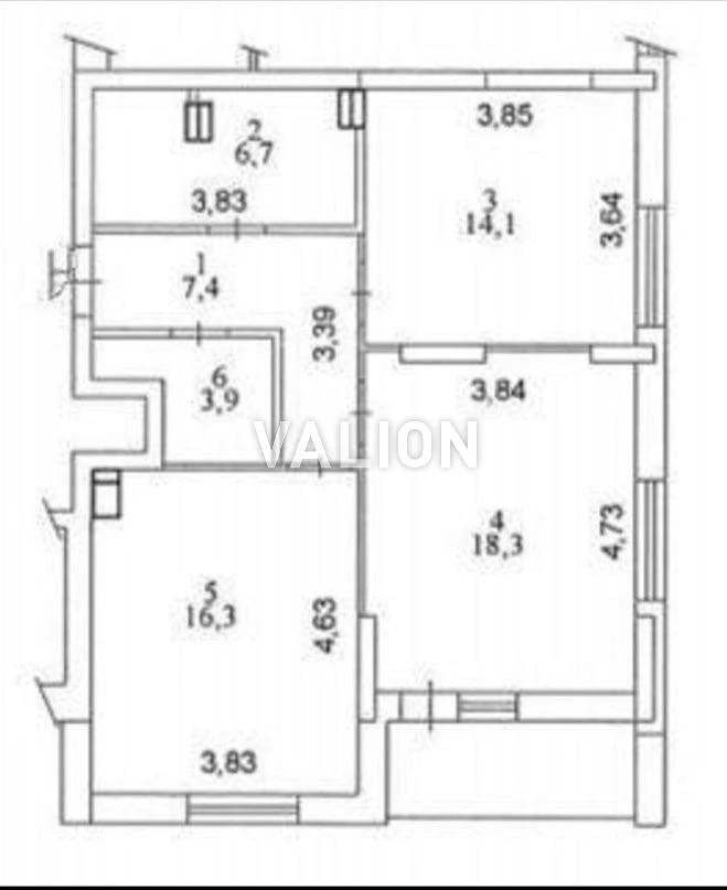 2-кімн квартира, ЖК Bristol Comfort House, проспект В.Лобано