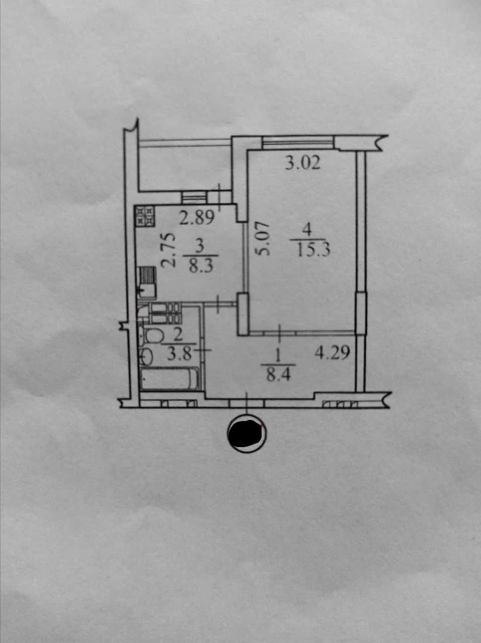 Ю.Поправки 14, продам 1 кімнатну з  ремонтом , м.Чернігівськ