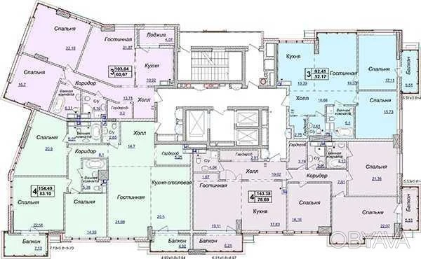 4-комнатная квартира, 156.30 кв.м