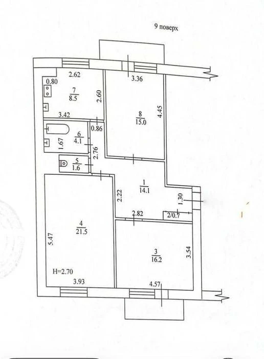 Selling 3 sq m Nauchnaya, 5 min walk