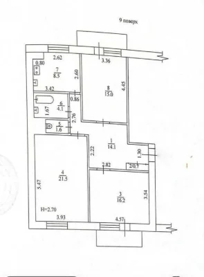 Selling 3 sq m Nauchnaya, 5 min walk