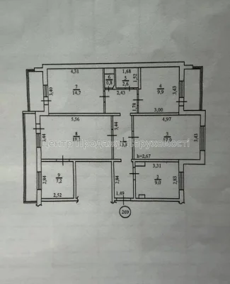 Продаж 5-кімн. квартири, 95 м², Київ, 1/10 пов. Відмінна про
