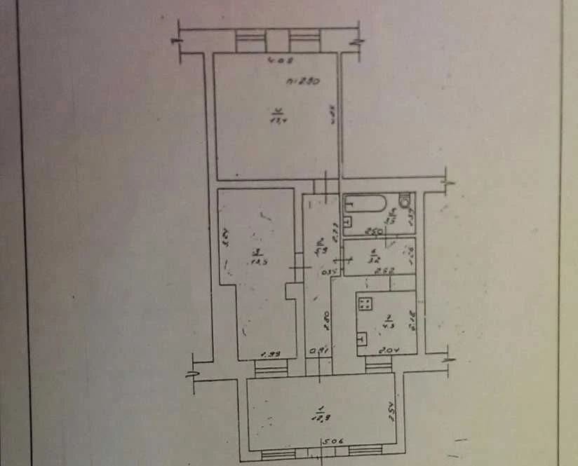 Продам 2-комн. квартиру 60,5 м² на Молдаванке / ул. Раскидай