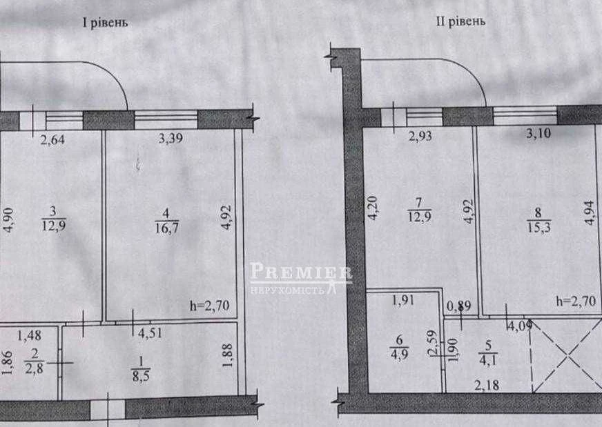 Продам квартиру площею 80 м² у мікрорайоні Котовського