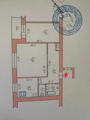 Продаж 2 к квартири 50м.кв Загот Зерно