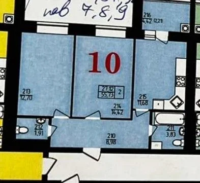 2к ЖК Янтарний | 56 м² | 830$/м² з витратами | біля Корони Д