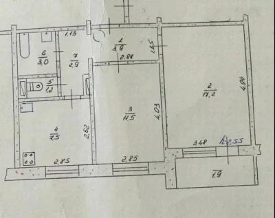 Продам 2к квартиру в будинку нового планування (90ті роки) н