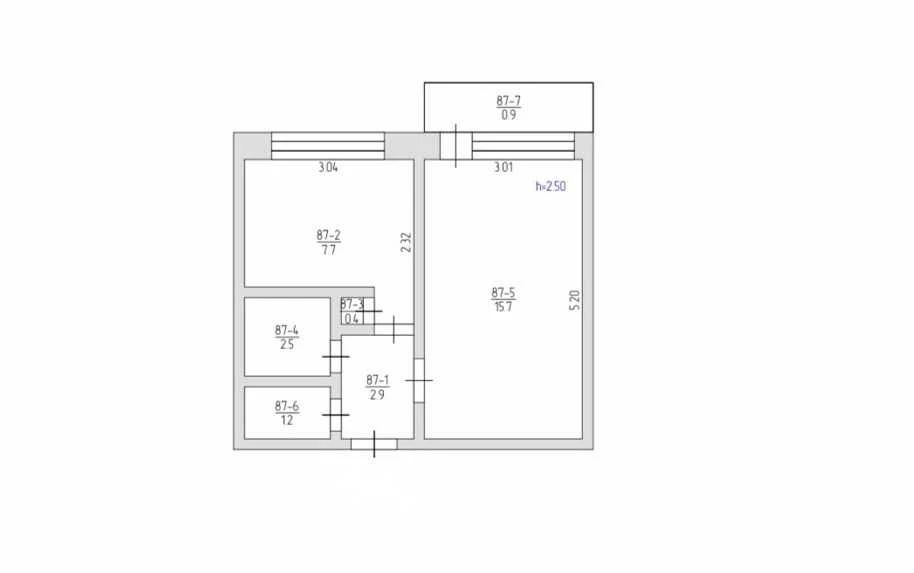 Продаю 1к квартиру на пр.Центральном р-н Будинку вчителя. ц1