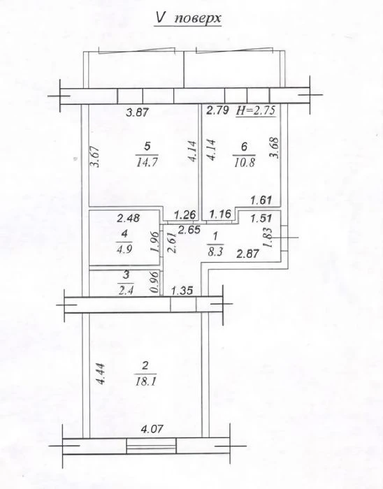 Продаётся 2-комнатная квартира в новом сданном кирпичном доме.