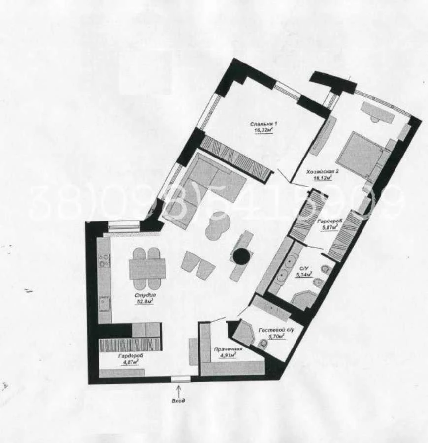 Оренда 3-кімнатної квартири 112 м², Іоанна Павла ІІ вул., 6/