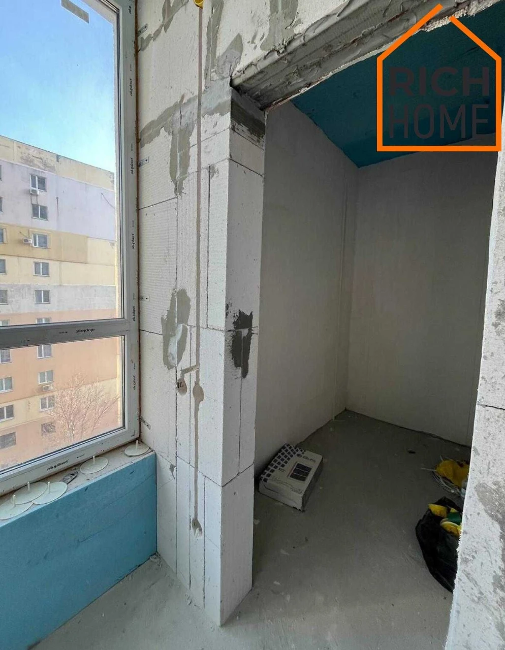 Продаж 1к квартири • 56 м² • 8/15 поверх • ЖК "Центральний"