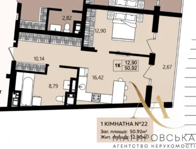 Продаж 1 кімн квартири в ЖК Континент