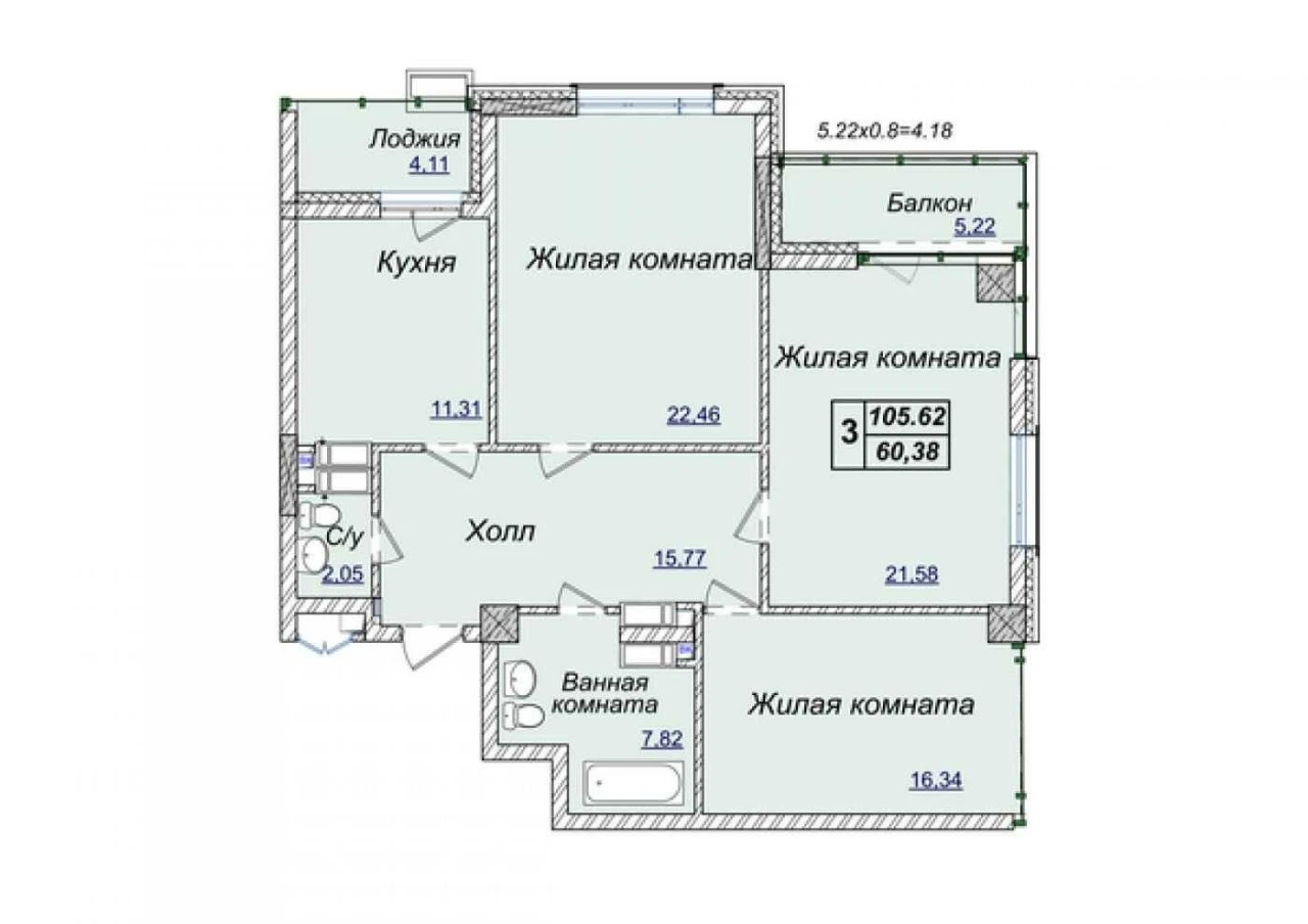 Продаж / Квартира / 105 м2 / ЖК Новопечерські Липки / Печерс