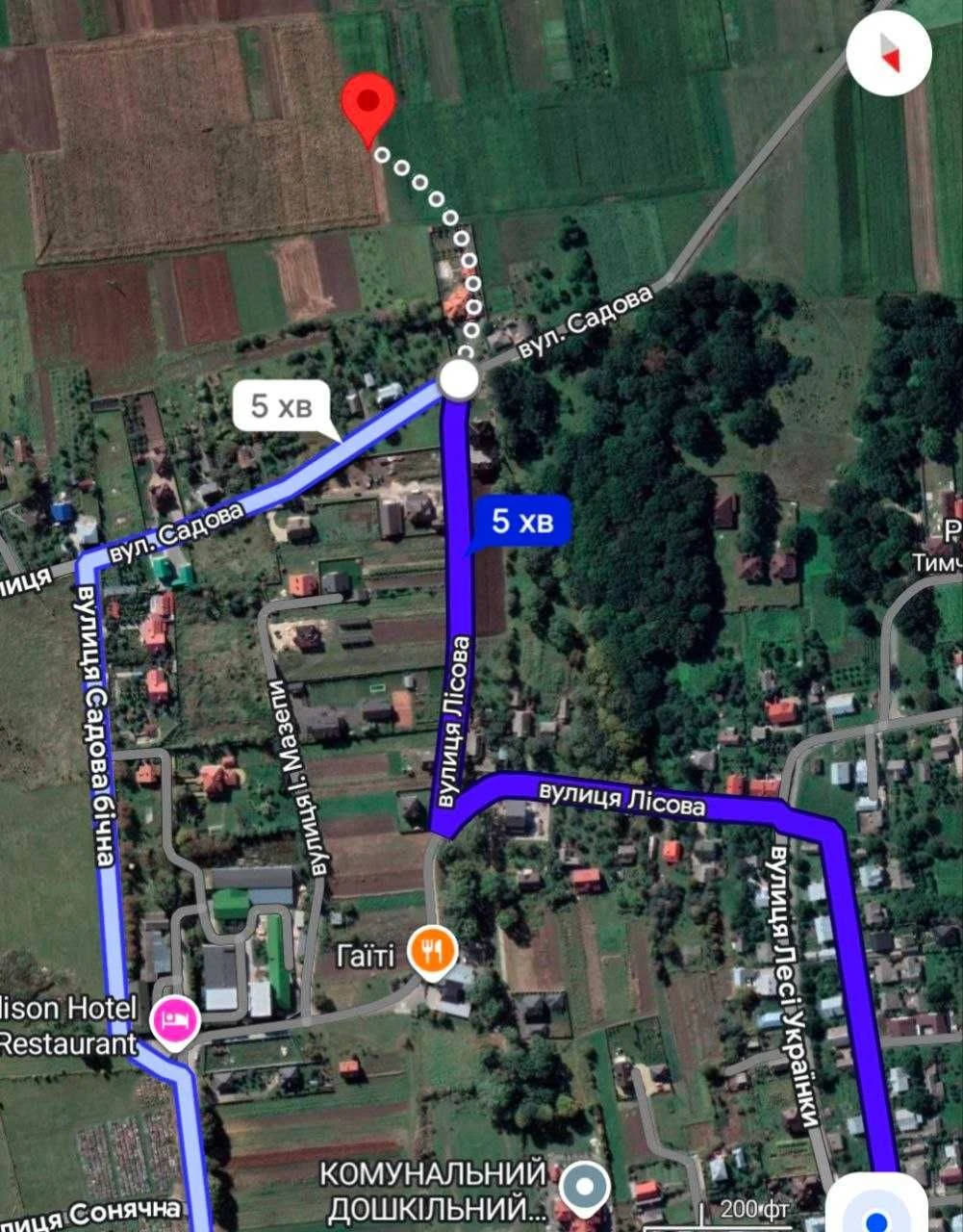 Продаж земельної ділянки Великі Гаї
