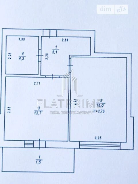 Sale of 1-room apartment 41 sq. m on Metrologicalhna Street 54 • ID 347