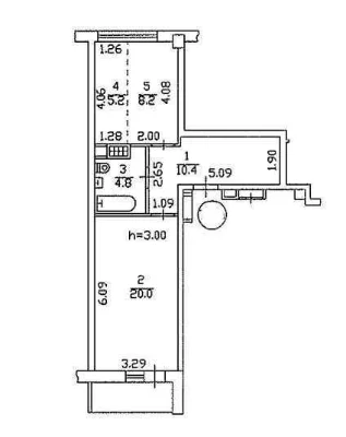 Оренда 2-кімнатної квартири 50.6 м², Казимира Малевича вул.,