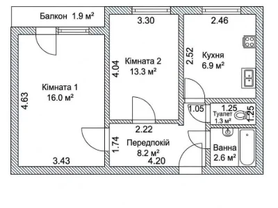 Квартира. Львів, Морозна вул.