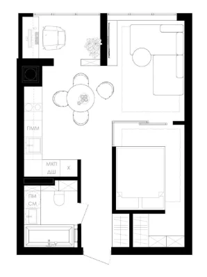 Продаж 1кімнатної квартири(40 кв) . Трускавецька . Галжитлоб