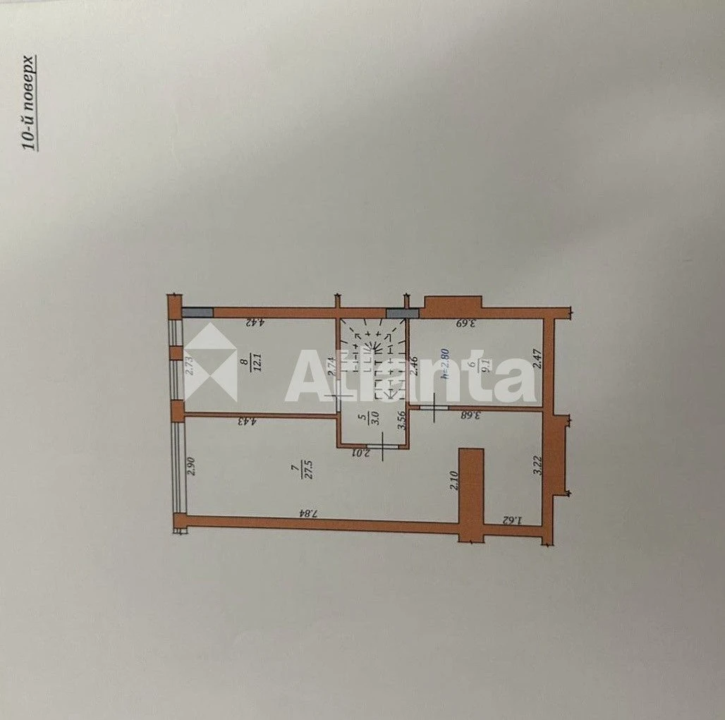 Продається дворівневий пентхаус 97 м² у ЖК Avalon Flex.