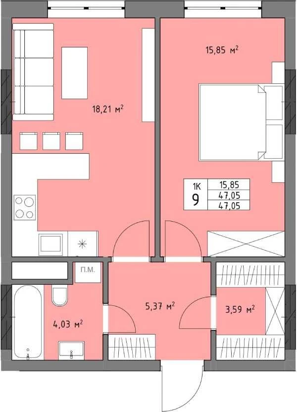 Продаж1к квартири(Апартименти)Трускавецька 48.ІДЕАЛЬНО ПІД І