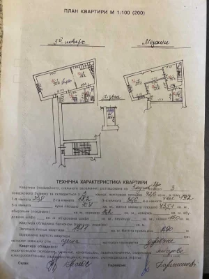 3-кімнатна дворівнева квартира 131 м² у центрі Львова | вул.