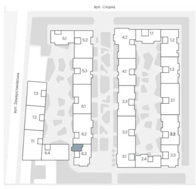 Продається 1-кімнатна квартира площею 47м² у  ЖК Avalon Yard