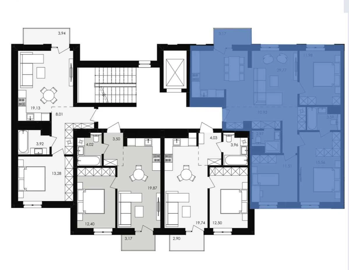 Продаж 3-кімнатної квартири в ЖК Avalon Yard, вул. Замарстин