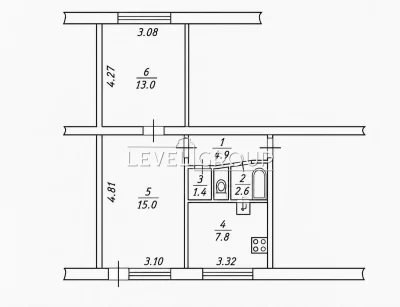 Продаж 2-кімнатна квартира Миколи Кибальчича 14 | Воскресенк