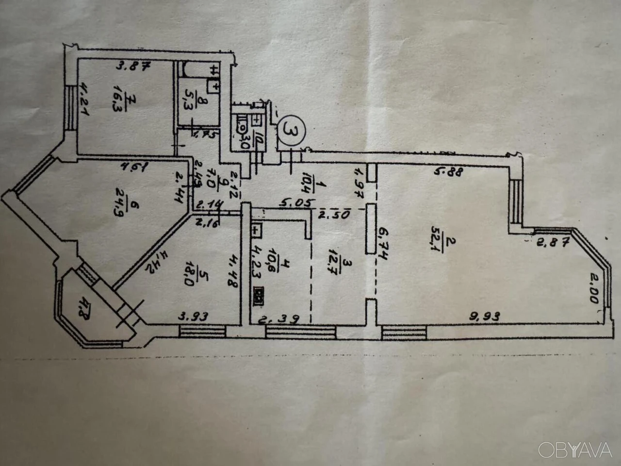 4-комнатная квартира, 165 кв.м