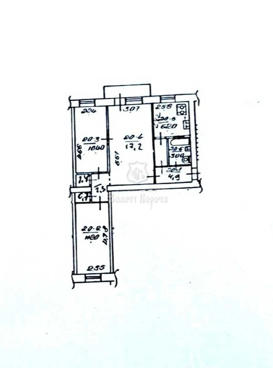 Квартира, 3к. Під ремонт. Вінстона Черчилля, 24, Соцмісто, Д