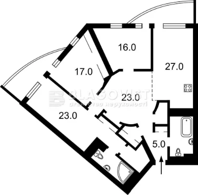 Шикарна 3-к. квартира 140м2ЖК Alter Egoпров. Лабораторний, 7